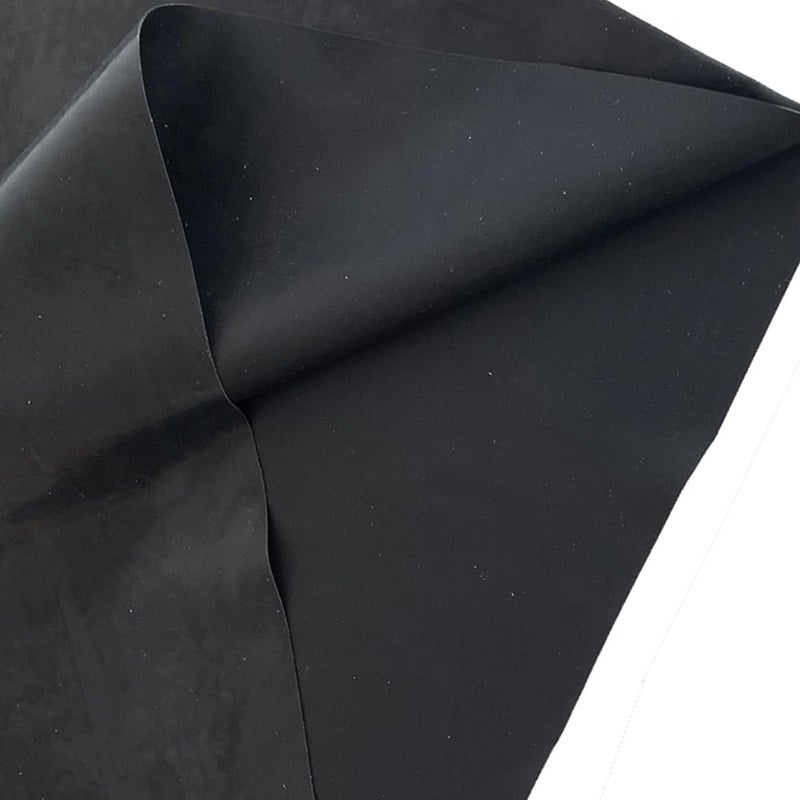 EXLATEX Women's Latex Rubber Gummi Black Mini Skirt (Medium, Black) - Image 4